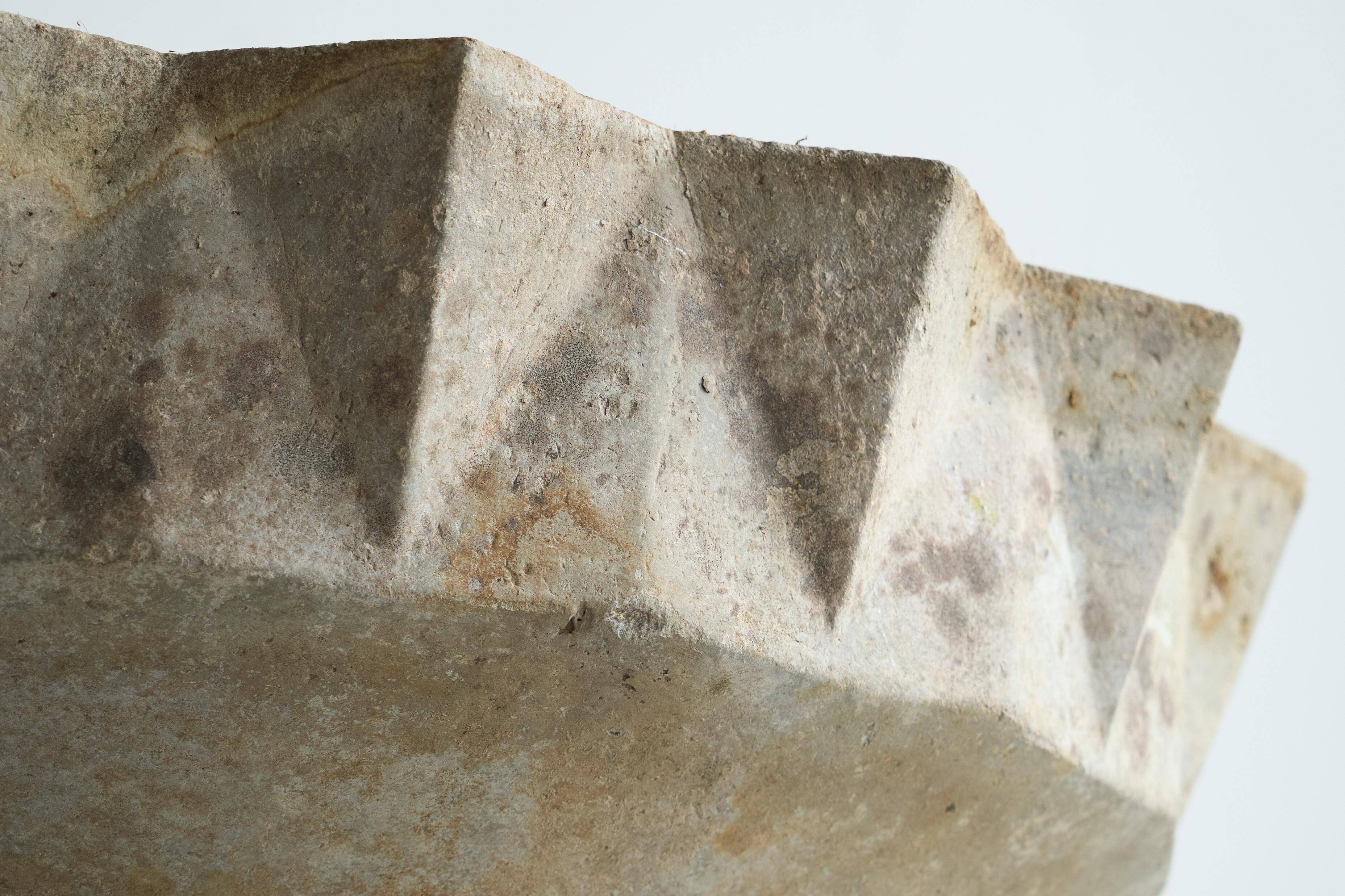 Willy Guhl monumental concrete chalice from the 1960s.