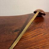 Copper and brass skimmer ladle from the 50s