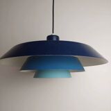 Troika in blue metal, Bent Karlby for Lyfa, Denmark 1960