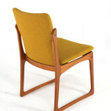 Set of 6 Vamdrup dining chairs 'Nyhavn' - new upholstery restored