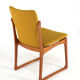 Set of 6 Vamdrup dining chairs 'Nyhavn' - new upholstery restored
