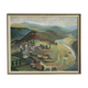 Landscape painting valley