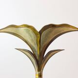 Rare brass palm floor lamp by Henri Fernandez, 1970s