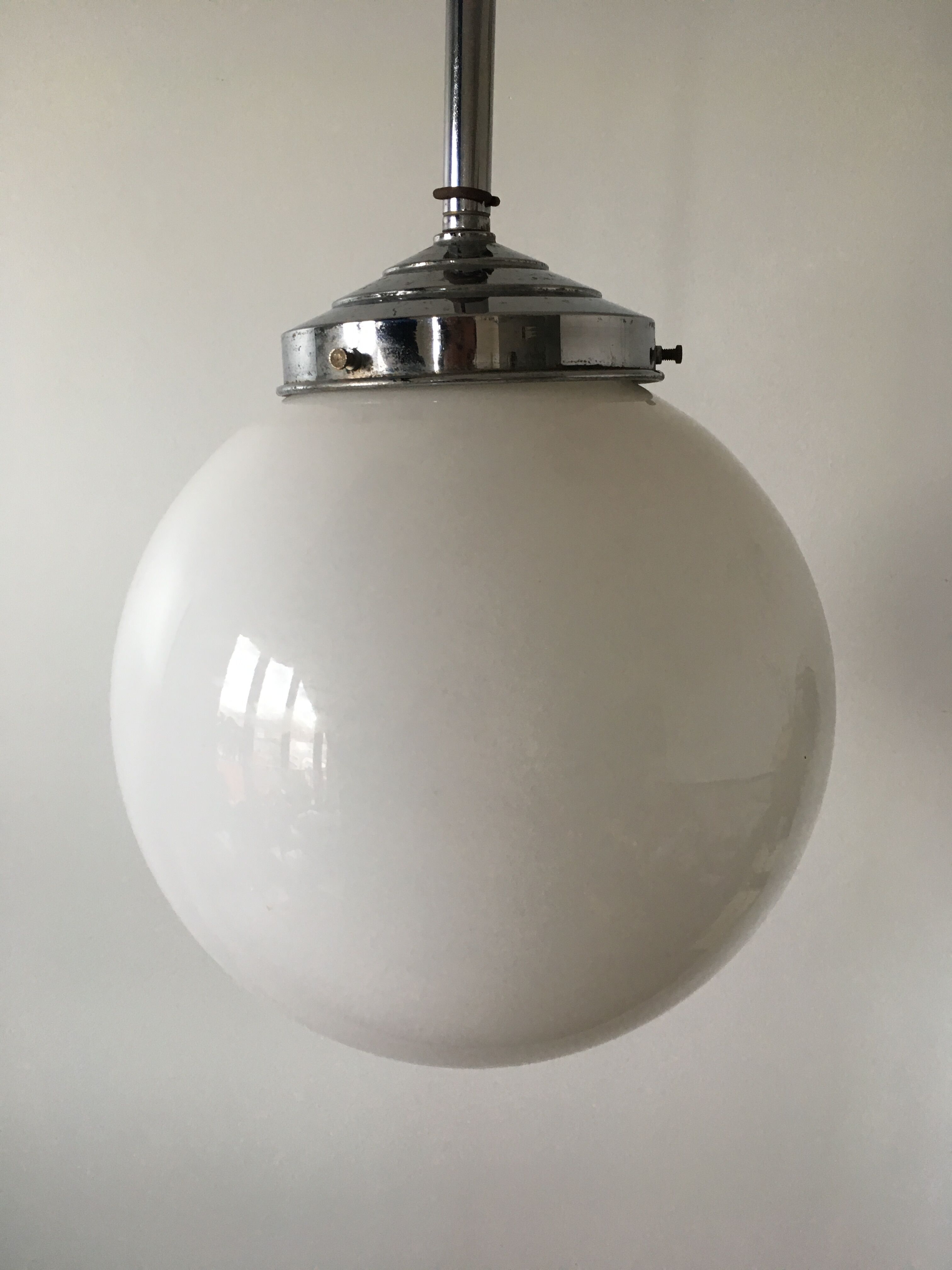 Suspension boule art deco