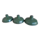 Set of 3 enamelled metal lampshades