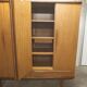 Scandinavian wardrobe 1960 teak 4 doors, 3 drawers, 2keys