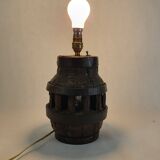 Wooden lamp base