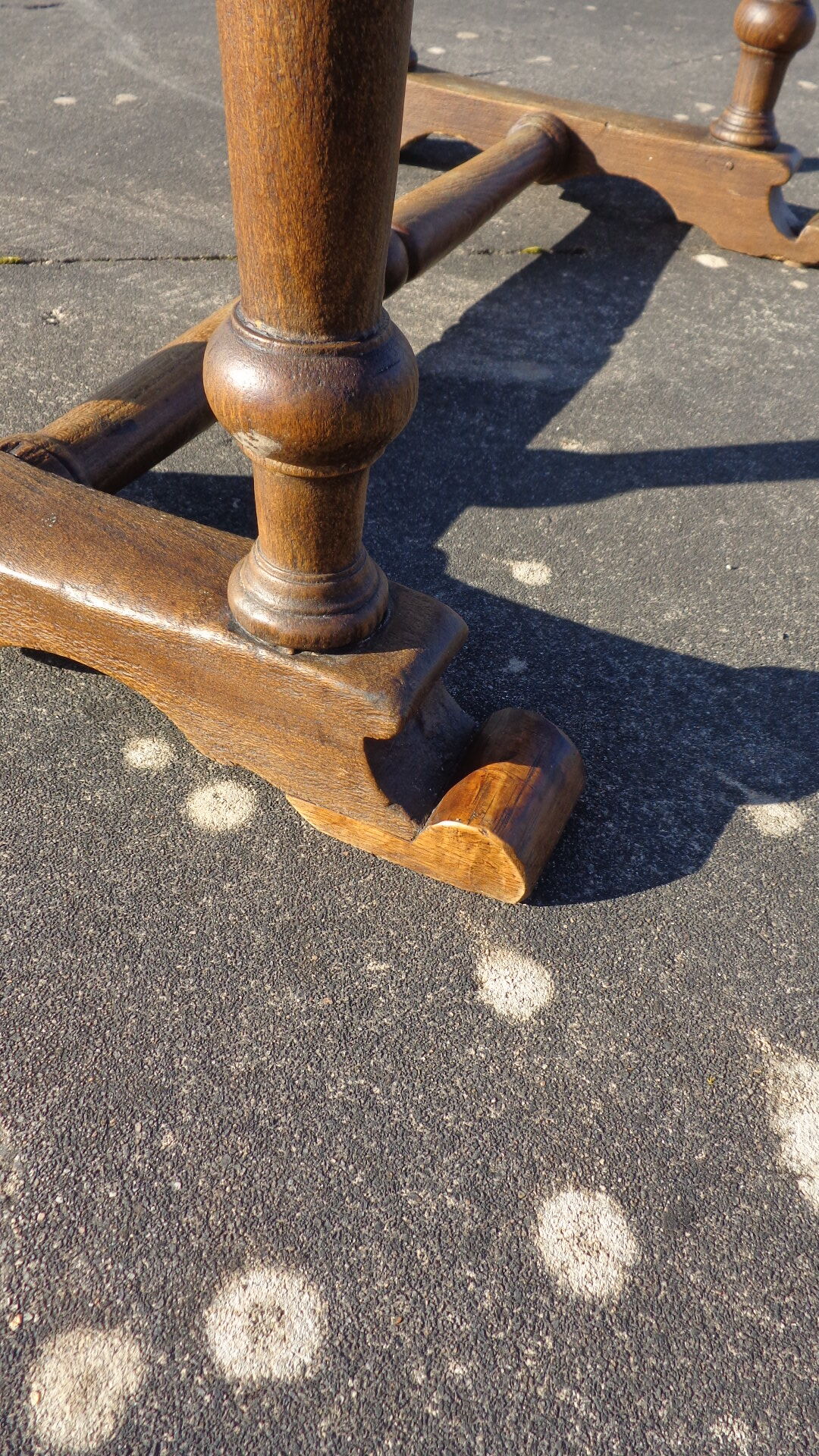 Oak bistro table 1920