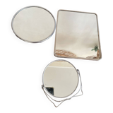 Set of 3 barber mirrors
