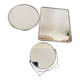 Lot 3 miroirs barbier