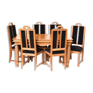 Salle à manger style - table chaises