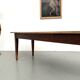 Solid walnut farmhouse table, 1950s.