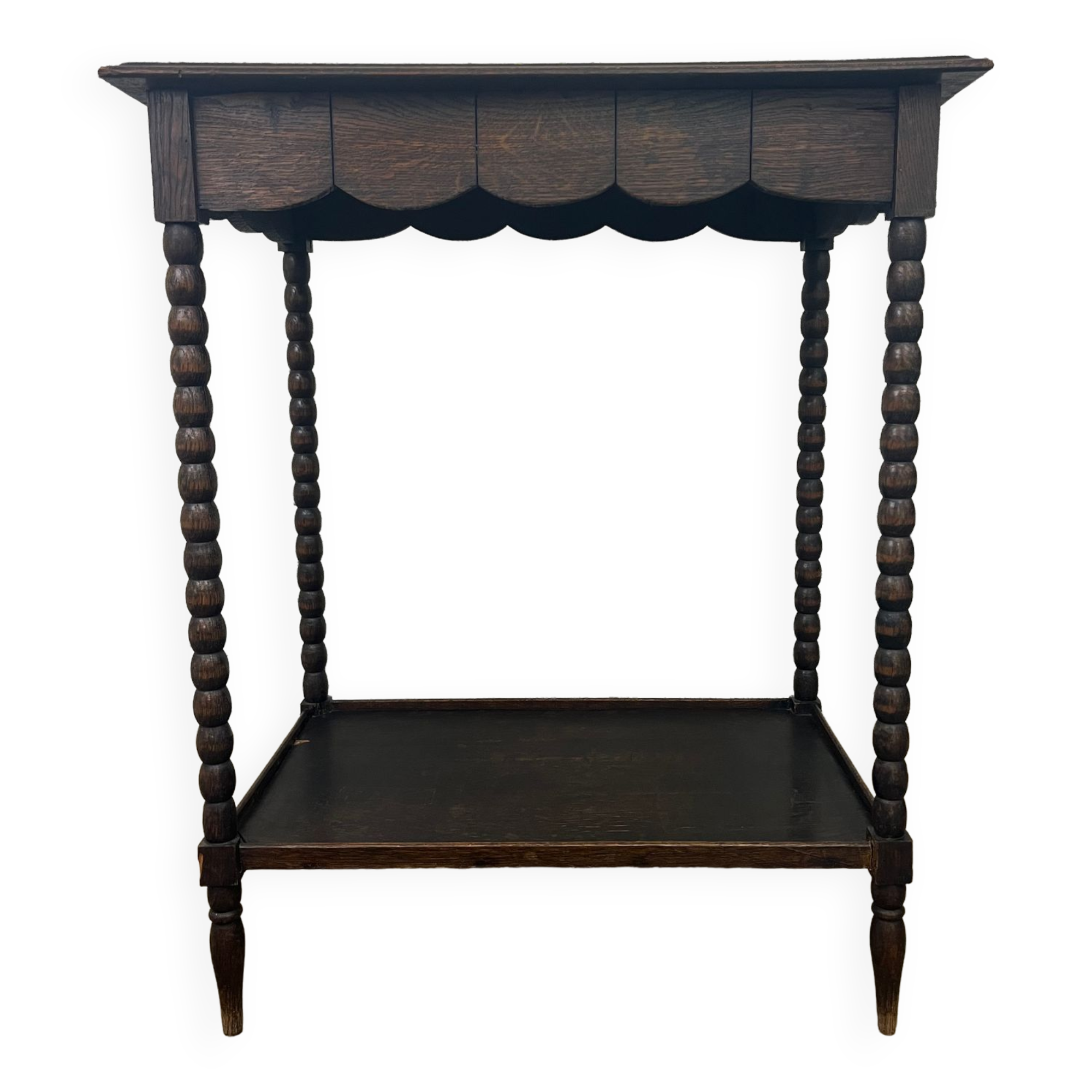 Table d'appoint à double plateau