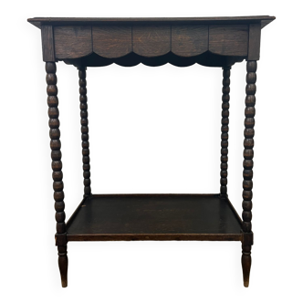 Table d'appoint à double plateau
