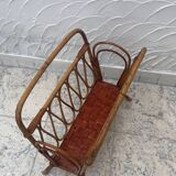 Bamboo magazine rack
