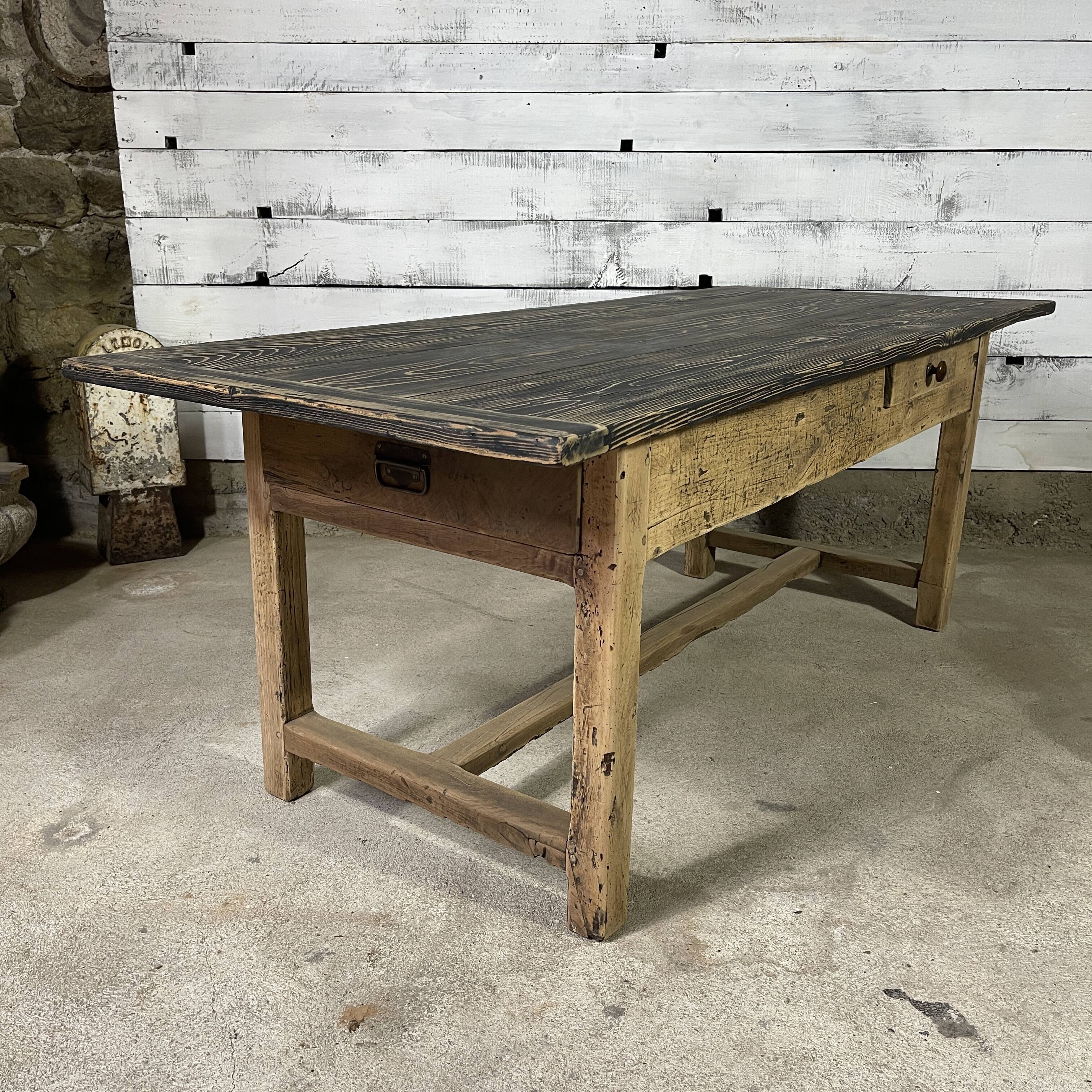 Old farmhouse table