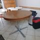 Round butterfly formica table