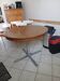 Round butterfly formica table