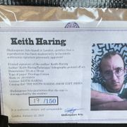 Keith haring sérigraphie « statue of liberty » numérotée et certificat