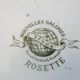 Lot of 6 plates flat model "Rosette" st Amand