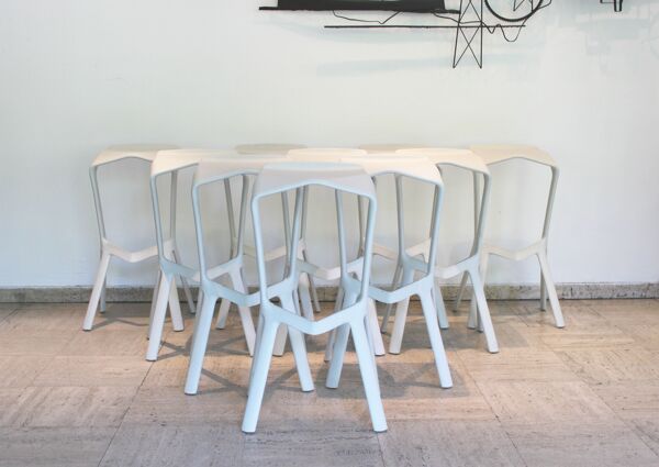 Paire de tabourets Miura par Konstantin Grcic pour Plank, Italie