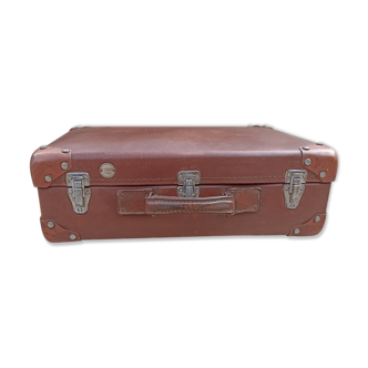 Antique cardboard suitcase