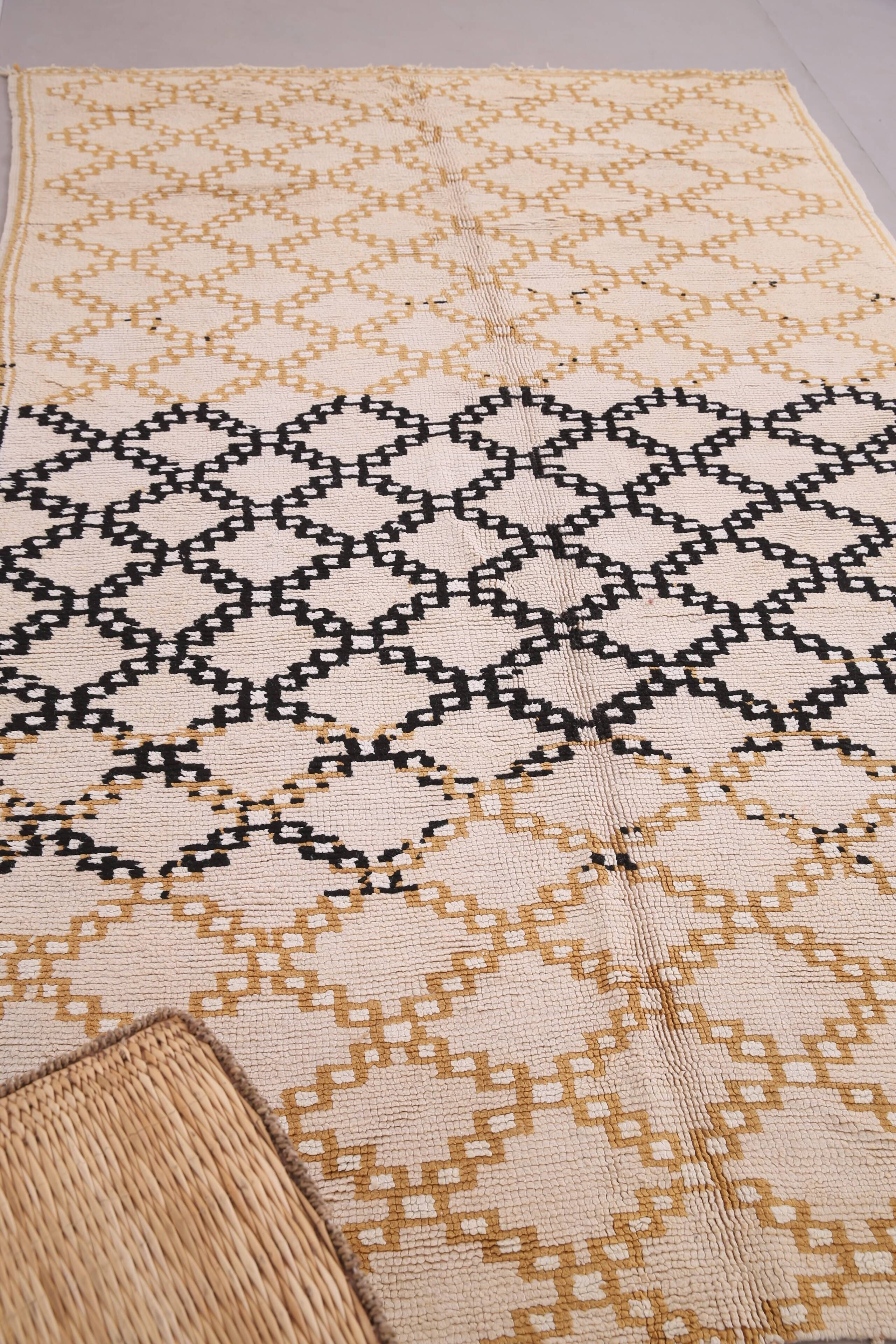 Beige Vintage Moroccan Rug 178 x 286 cm - Berber Wool Rug - Handmade Rug
