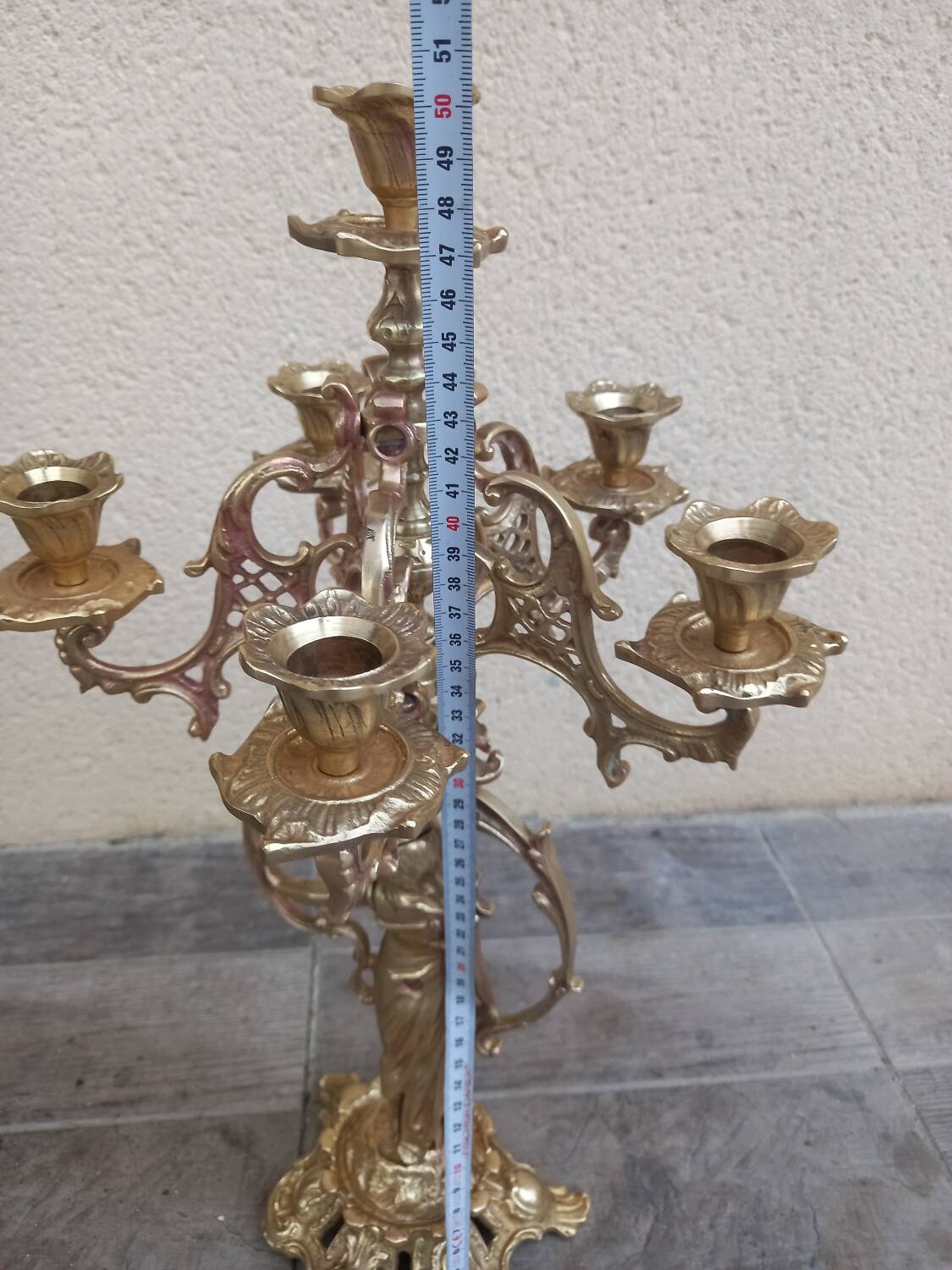 Bronze candelabra