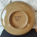 Large artisanal plate from Fès – 38 cm – Painted Moroccan ceramic