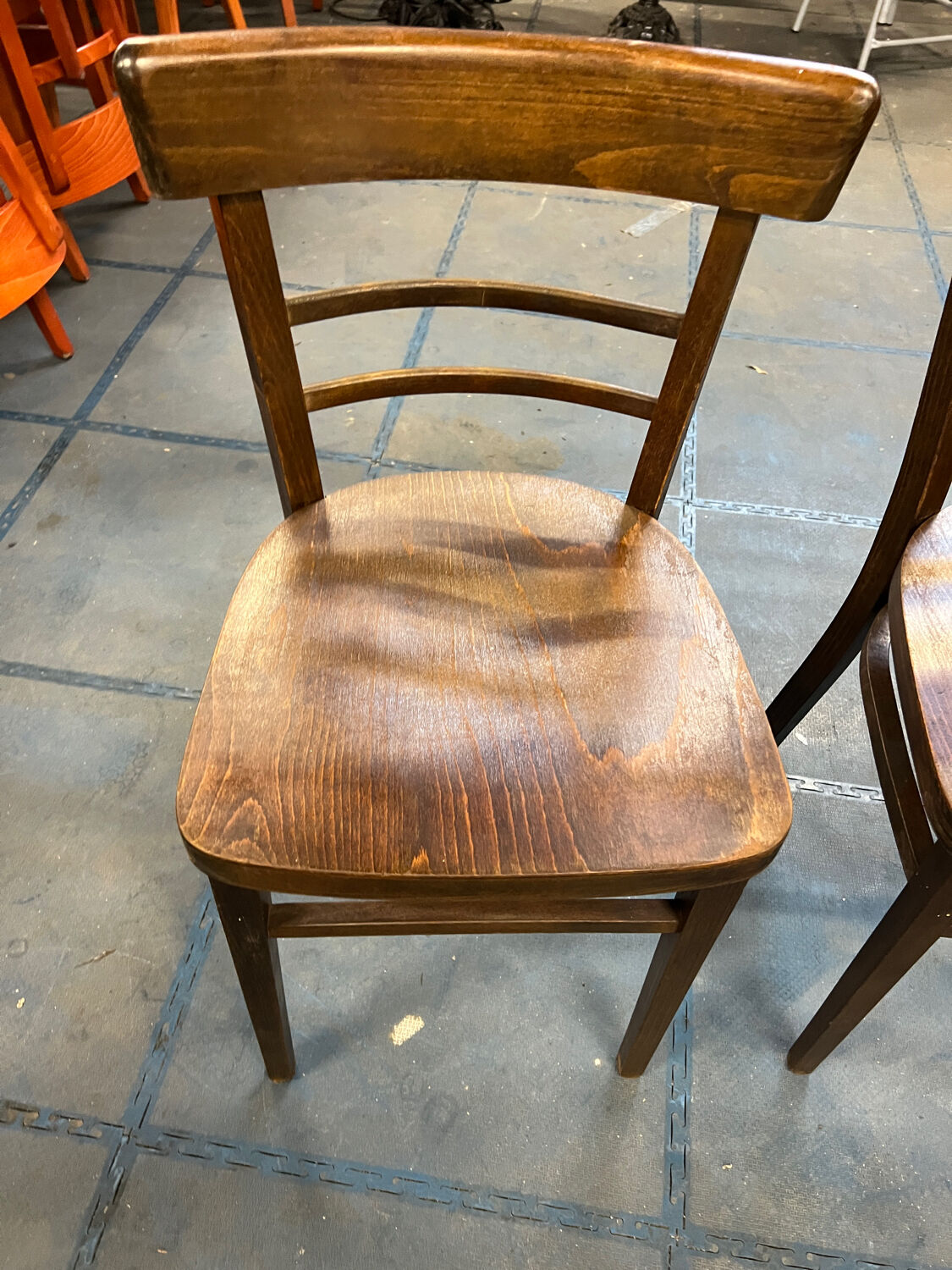 Pair of bistro chairs