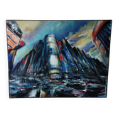 Contemporary acrylic painting Tokyo