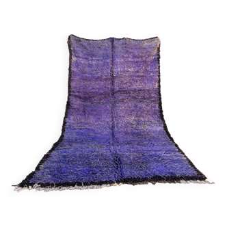 Blue Moroccan carpet - 190 x 350 cm