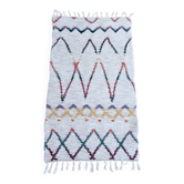 Tapis artisanal en coton recyclé - réversible - Multicolor