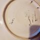 Large grotesque plate (Urbino/Castelli style), made in Italy, pei