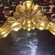Retro gold mirror 33x50cm