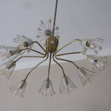 Emil Stejnar for Rupert Nikoll elliptical chandelier, Austria 1950s