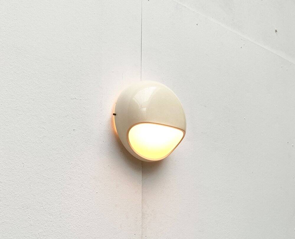 Italian Space Age Wall Lamps from the Mid-Century by Gerd Lange for Kartell, 1960s, Set of 2