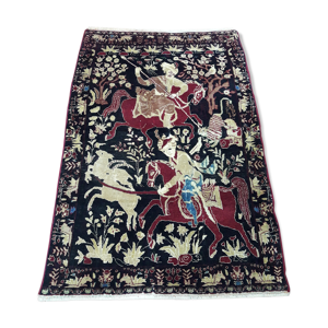 Tapis scène de chasse