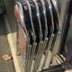 Set de 6 chaises pliantes acier et similicuir 70’s