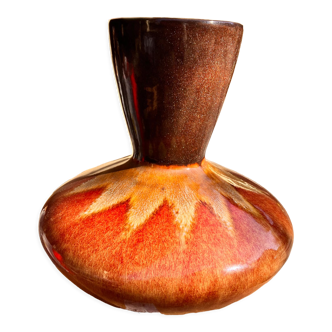 Vase Volcano orange