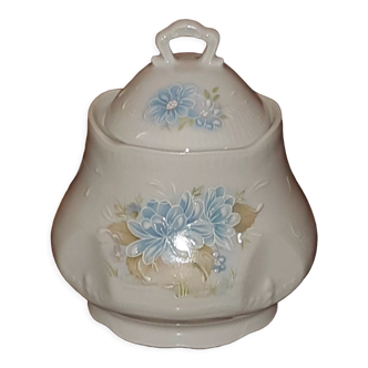 Bocal pot à sucre Pastaud en porcelaine d'art de Limoges