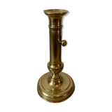 Brass pusher candle holder