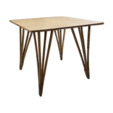 Vintage rattan meal table