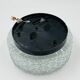 Vintage diamond point glass wall light RZB