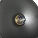 Pair of metal wall lamps in black and gold