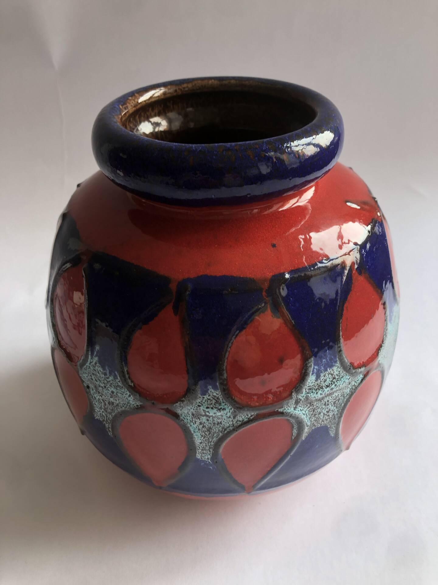 Vase en céramique allemand 1970