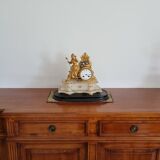 Chime clock and candlesticks