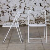 4 chaises pliante "Ted net" par Niels Gammelgaard pour IKEA