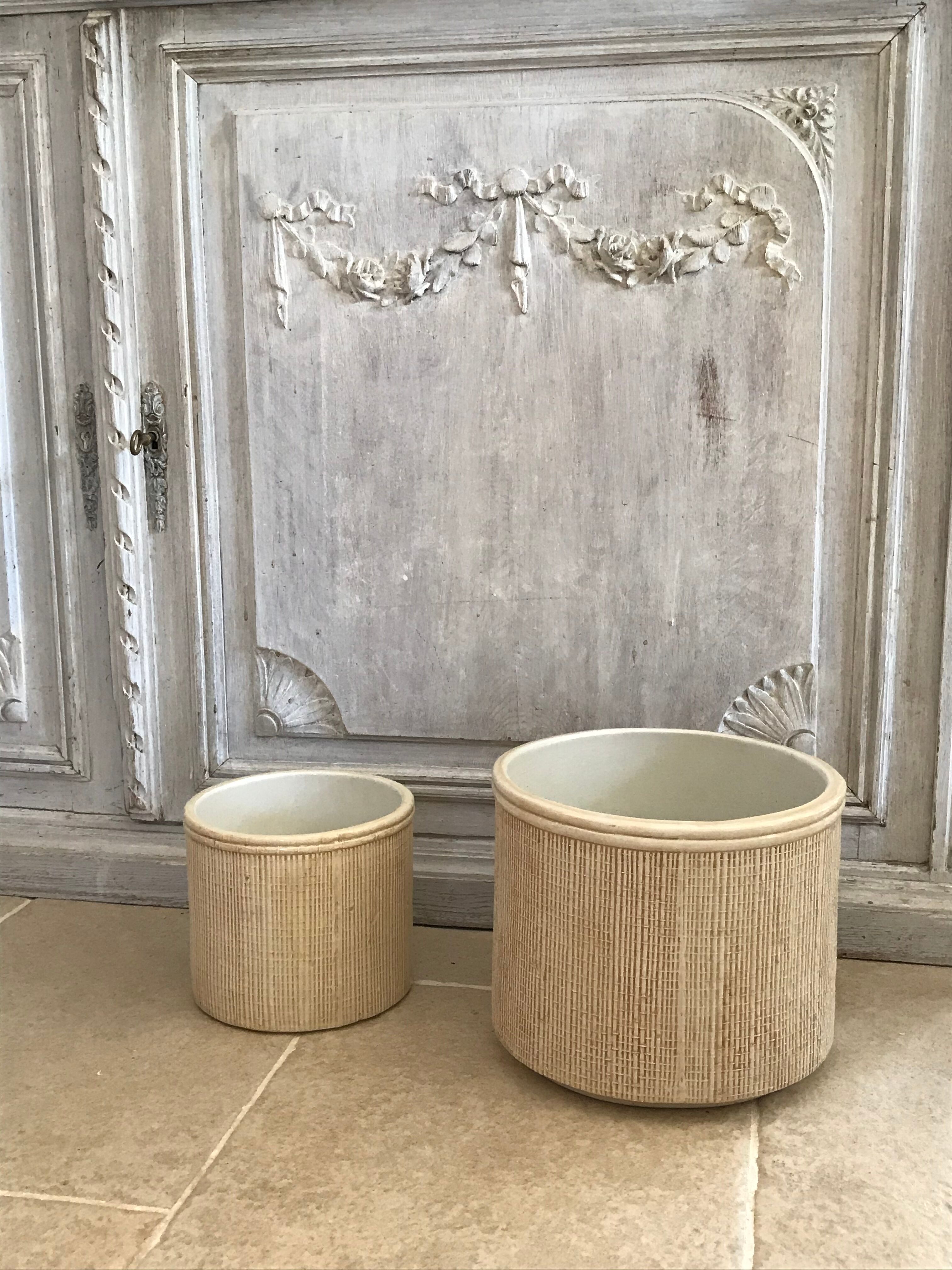 Cache-pots en céramique vintage