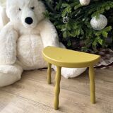 Ochre yellow tripod stool